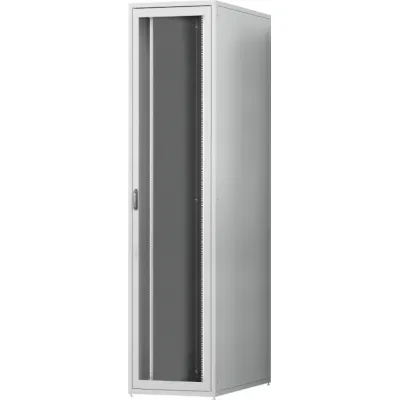 SCHÄFER Netzwerkschrank PX B75820101222 | 43HE | 19 Zoll | 800x2000x1000 mm | Sichttür Glas | IP20 | RAL 7035
