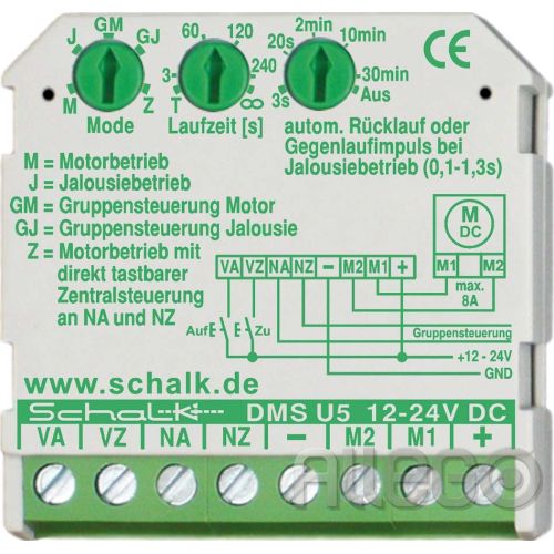 Bild: Schalk Auf/Zu-Steuerung DMS U5 12-24V DC 2Schließer Unterputz Schalk Auf/Zu-Steu