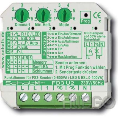 Bild: Schalk FD3 U2 mit Zusatzfunktionen, auch f. LED/ESL