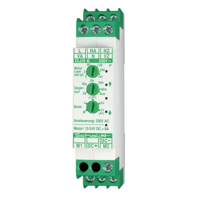 Schalk Jalousiesteuerung DJS 6 | 230V AC | DC-Motor 12–24V | Rechts-Links-Lauf | Gruppensteuerung