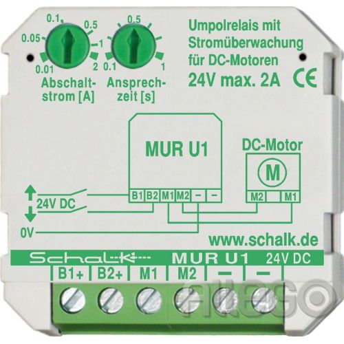 Bild: Schalk Motor-Umpolrelais 2A MUR U1 24VDC
