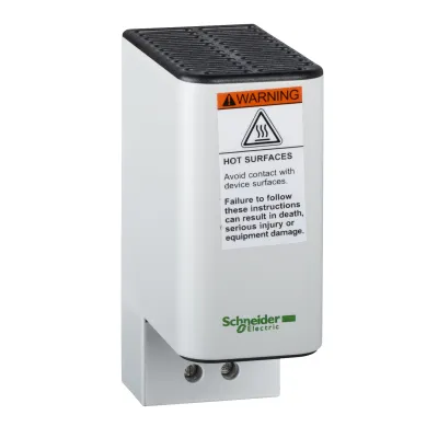 Schneider Electric Schaltschrankheizung NSYCR20WU1C | PTC-Heizung 20W | 12–24V DC | DIN-Schiene | Aluminium | IP20