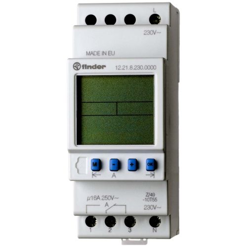 Bild: Schaltuhr digi 195-253VAC 1kan Wechs 52596h REG