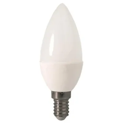 Scharnberger+has. LED-Kerzenlampe 33917 | E14 | 5W | 470lm | 4000K Neutralweiß | matt | 38x100mm | energieeffizient