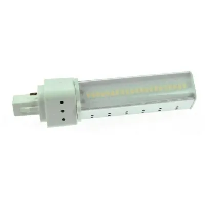 Scharnberger+Hasenbein LED-Kompaktleuchtstofflampe 8W | 800lm | 4100K neutralweiß | G24d-1 | klar | IP40 | weiß