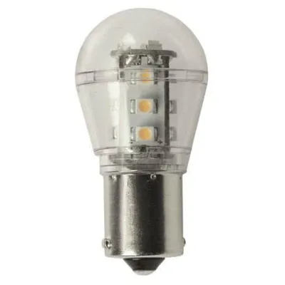 Scharnberg LED-Kugellampe 25x48mm BA15s 10-30VDC 2700K 36749