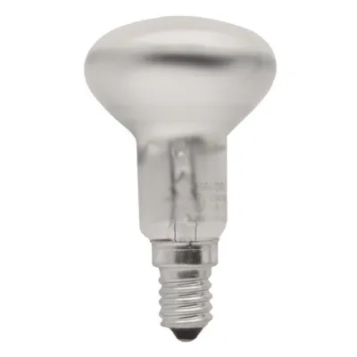 Scharnberger+Hasenbein Reflektorlampe 41566 R50 E14 230V 40W | Flood 30° | 50x85mm | mattiert | silber | 1000h