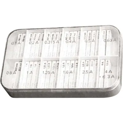 Scharnberger+Hasenbein Feinsicherungssortiment 60610 | Glassicherung 5x20mm | 200 Stück | mittelträge (MT)