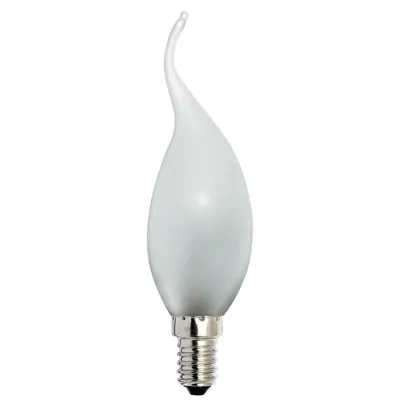 Scharnberger+Hasenbein Allgebrauchsglühlampe 40841 | Kerzenform E14 | 40W | 230V | Windstoß | mattiert | 35x130mm