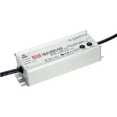 Scharnberger+Hasenbein LED-Trafo 55067 | Konstantstrom 350mA | 100-200V DC | 70W | IP65 | Metallgehäuse | Outdoor