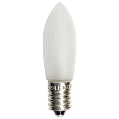 SCHARNBERGER 57691 LED-Top-Riffelkerzen E10 10-55V 0,1W mat