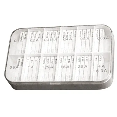 Scharnberger + Hasenbein Feinsicherungssortiment 60600 | Glassicherungen 5x20mm | flink F | 200 Stück | Sortiment