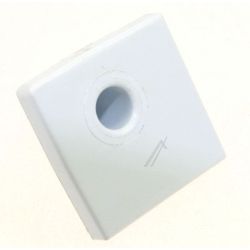 Scharnierbuchse links für Kühlschrank Whirlpool 482000026624 25x25mm,eckig