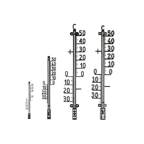 Bild: Schau-Thermometer Metall 42cm