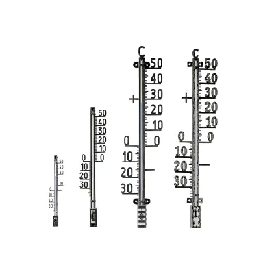 Schau-Thermometer Metall 42cm