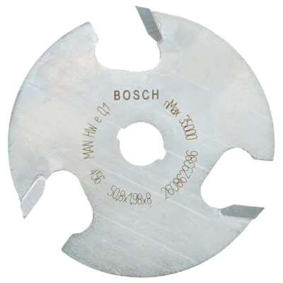 Bosch Scheibennutfräser 2608629386 | Expert for Wood | Ø 50,8 mm | 8 mm Schaft | Microteq-Carbide | Holz