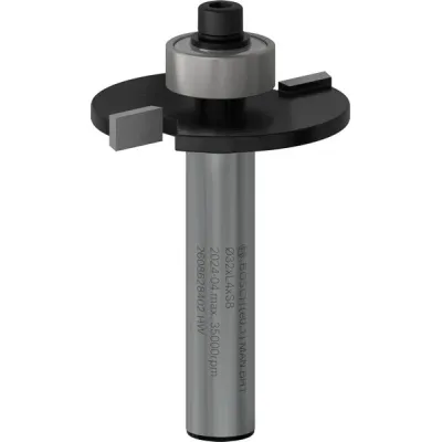 Bosch Scheibennutfräser 2608628402 | 8 mm Schaft | Ø 32 mm | Arbeitslänge 4 mm | Hartmetall | mit Kugellager | für Holz