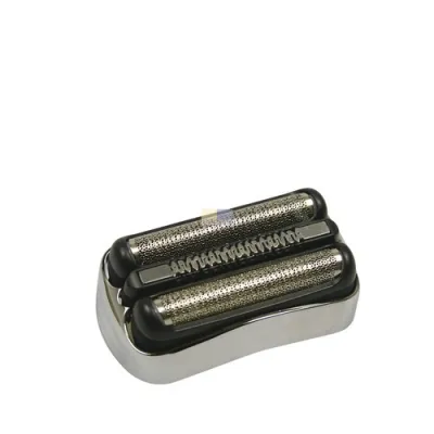 Braun Scherkassette 32S 81483732 | Rasierer Ersatzteil Serie 3 | Scherblatt Klingenblock Kombipack | silber