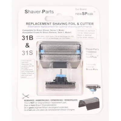 Scherkopf Kombipack für Rasierer Newspeak 31b/31s für Series 3