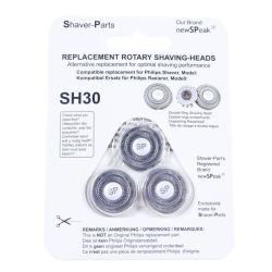 Scherkopf-Set für Philips Rasierer Newspeak SH30/50 3er-Pack