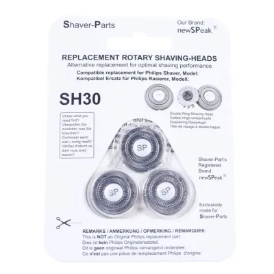 Scherkopf-Set für Philips Rasierer Newspeak SH30/50 3er-Pack