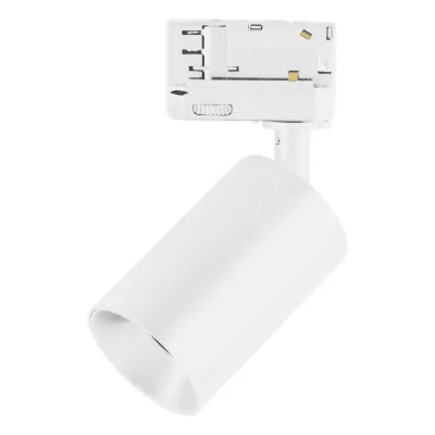 EVN Schienenstrahler DST10101 GU10 | LED 7,5W | 3-Phasen | dreh- & schwenkbar | Aluminium | IP20 | weiß