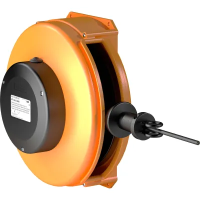 SCHILL Kabelaufroller EFT 265.0308 | Automatik-Kabeltrommel 8m H05VV-F 3x1,5mm | ohne Arretierung | Kunststoff | IP20