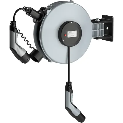 Schill Kabelaufroller FT 350.0416.E00.0820.0103-0000 | E-Mobility Ladeleitung | 8m | 16A | 230V | IP42 | Kunststoff