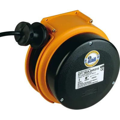 Schill Kabelaufroller EFT 160 A.5KK3075+AR | Kabeltrommel 5m | 3x0,75mm² | Kunststoff | automatisch aufrollend