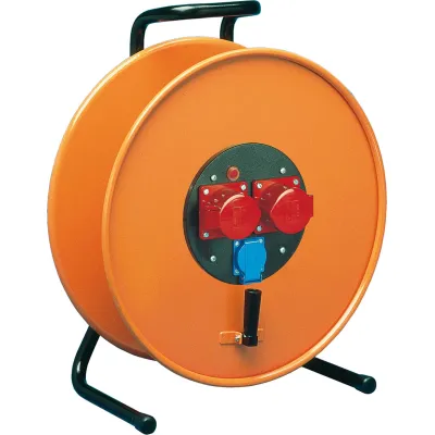 Schill Stahlblech-Kabeltrommel m. Steck HT 4802C516MD150KS25