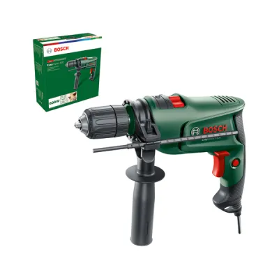 Bosch Schlagbohrmaschine EasyImpact 600 | 600 Watt | 1,7 kg | Zusatzhandgriff | Bohrdurchmesser Holz 25 mm