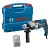 Bild: Bosch Schlagbohrmaschine GSB 20-2 060117B401 | 850W | 2-Gang | KickBack Control | L-Case | 7-tlg. Steinbohrer-Set | Blau