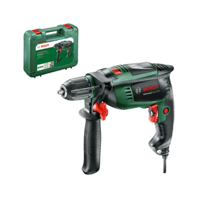 Bosch Schlagbohrmaschine UniversalImpact 800 | 800 Watt | KickBack Control | Schnellspannbohrfutter | Koffer