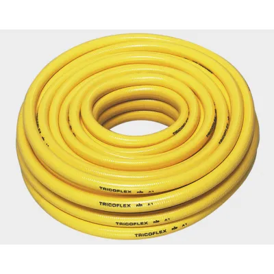 Hozelock Gartenschlauch Super Tricoflex 116774 | 12,5mm (1/2") x 30m | 5-lagig | PVC | knickfest | UV-beständig | gelb