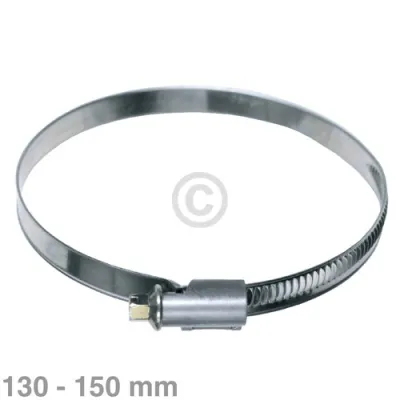 Schlauchschelle 130-150mmØ W2 Chromstahl 1Stk