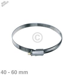 Schlauchschelle 40-60mmØ W2 Chromstahl