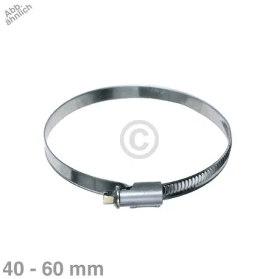 Schlauchschelle 40-60mmØ W2 Chromstahl