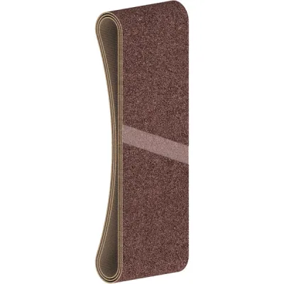 Bosch Schleifband-Set X440 2608606059 | für Holz & Farbe | 75x480mm | Körnung 60/80/100 | 3-teilig | rot