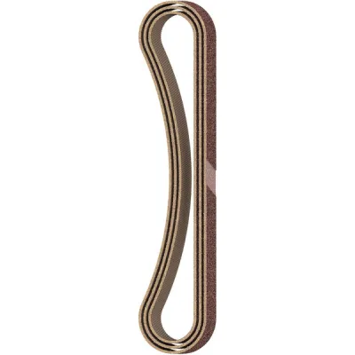 Bosch Schleifband X440 2608606205 | 13x457mm K120 | Für Holz, Lack, Kunststoff | X-Gewebe | 3 Stück