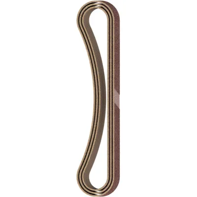 Bosch Schleifband PRO X440 2608606203 | für Holz, Farbe, Kunststoff | 13x457mm | Körnung 40 | 3 Stück | rot