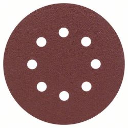 Schleifblatt-Set Exzenter, Ø 125mm, K80 (25 Stück, für Exzenterschleifer)