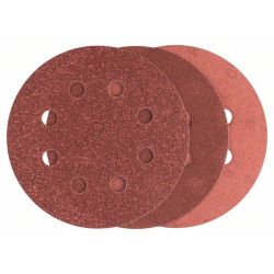 Schleifblatt-Set für Exzenter-Schleifer, 25-teilig (P80 / 120 / 240)