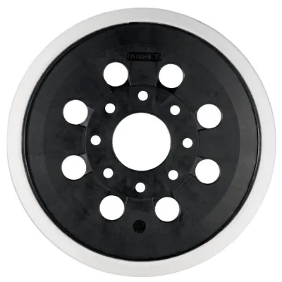 Bosch Schleifteller 2608000349 | Exzenterschleifer Zubehör | 125 mm | mittelhart | passend für GEX 125-1 AE | schwarz