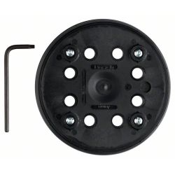 Schleifteller mittelhart, Ø 125mm (schwarz)