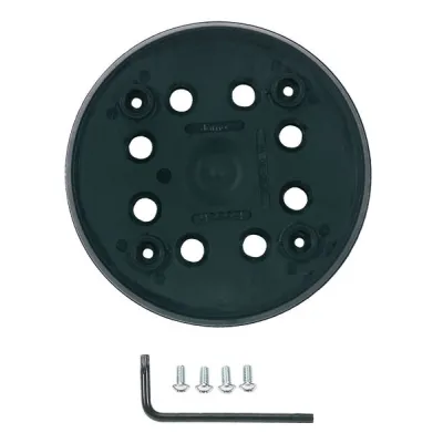 Schleifteller mittelhart, Ø 125mm (schwarz)