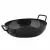 Bild: KRÜGER Schlemmerpfanne 1220H | 20 cm | emailliert | mit Holzteller | Induktion geeignet | schnitt- & kratzfest | Schwarz