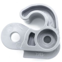Schleppscharnier für Kühlschrank Whirlpool 488000628301 links/rechts grau