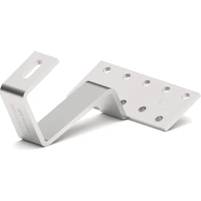 Schletter Dachhaken Eco S 135mm 100004-000 | Frankfurter Pfanne | Edelstahl | Photovoltaik | hohe Schneelast