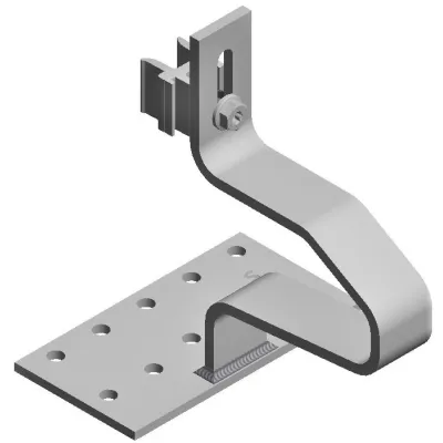 Schletter Dachhaken Rapid2+Pro 45 HSL 101001-022 | Solar Befestigung Schrägdach | Edelstahl | verstellbar | 6mm | 185mm