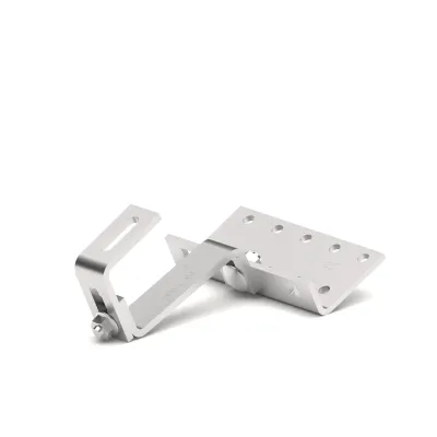 Schletter Dachhaken Universal 100001-000 | Photovoltaik Befestigung Dachpfanne | Edelstahl rostfrei | verstellbar